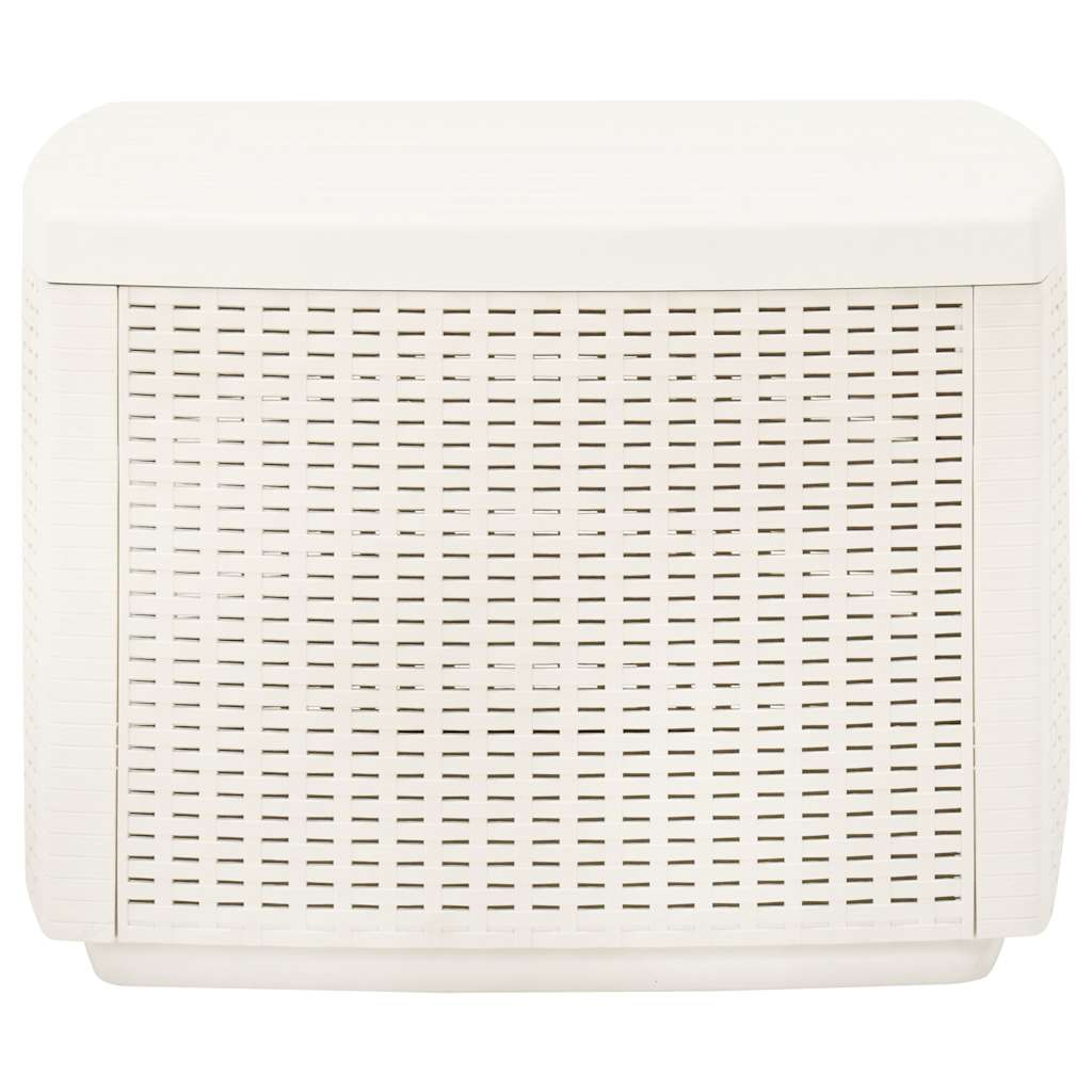 315856 vidaXL Garden Table White 53x53x40 cm Plastic
