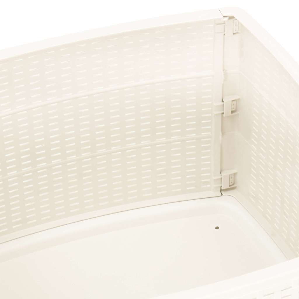 315856 vidaXL Garden Table White 53x53x40 cm Plastic