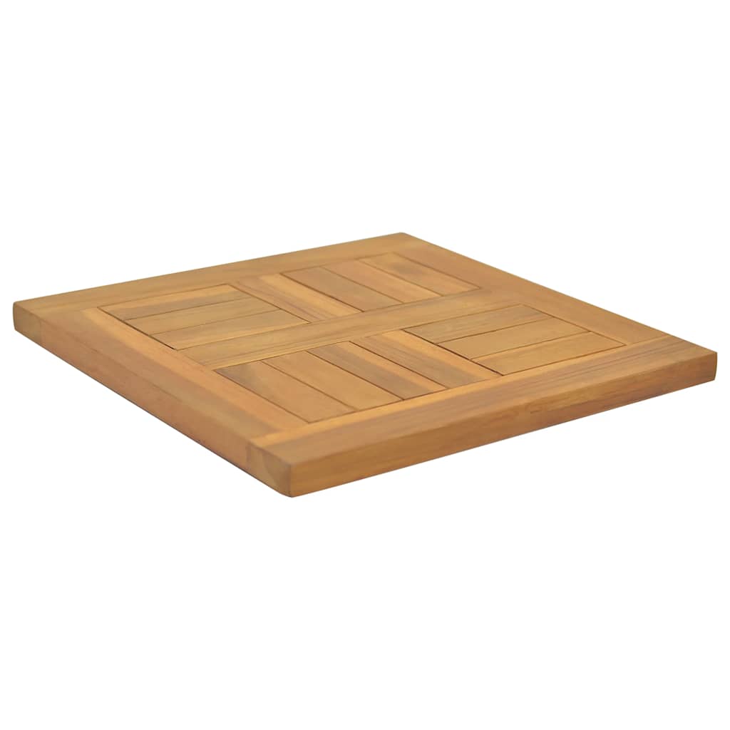 Square Table Top 40x40x2.5 cm Solid Wood Teak