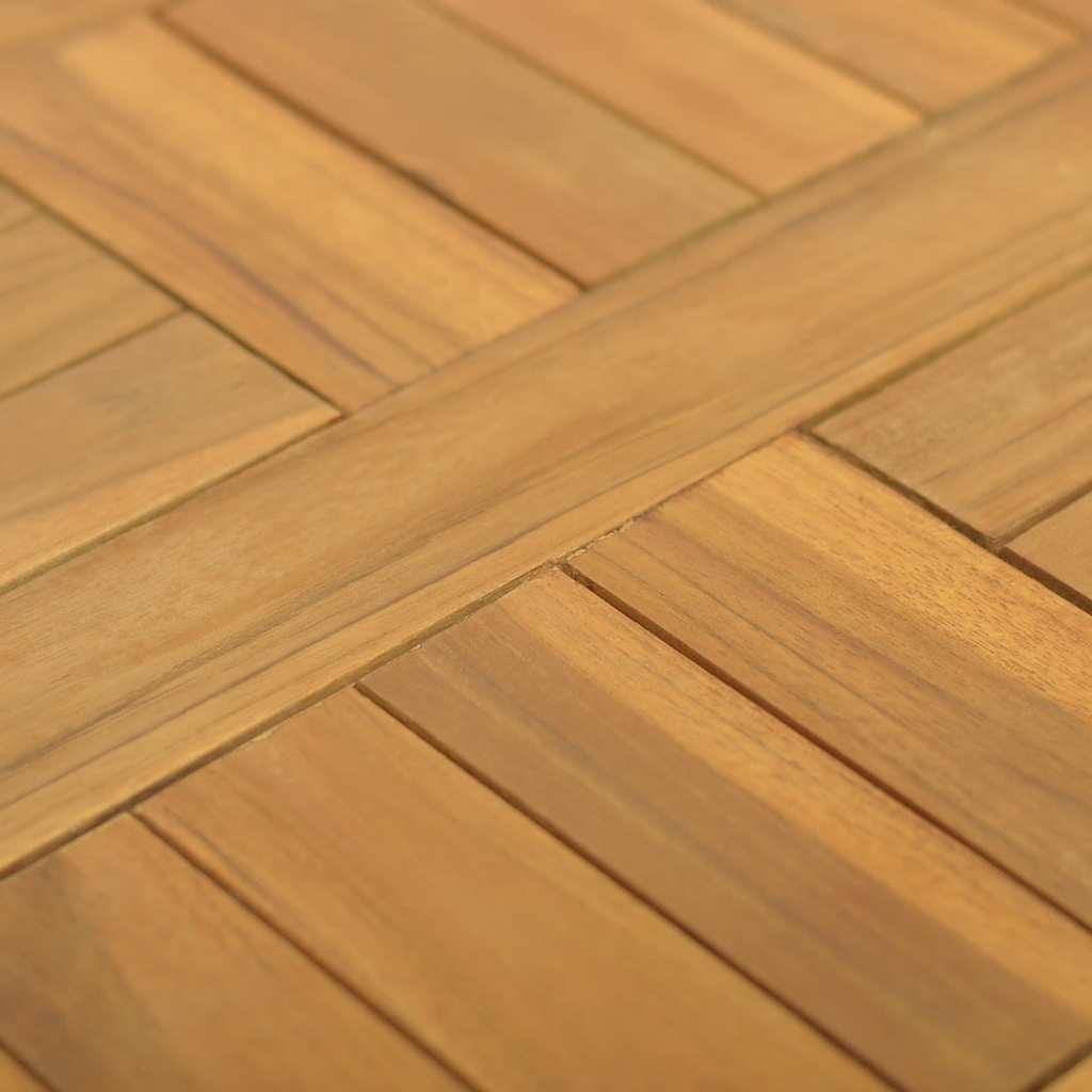 Square Table Top 40x40x2.5 cm Solid Wood Teak