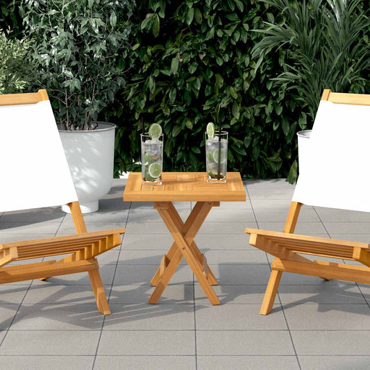 Square Table Top 40x40x2.5 cm Solid Wood Teak