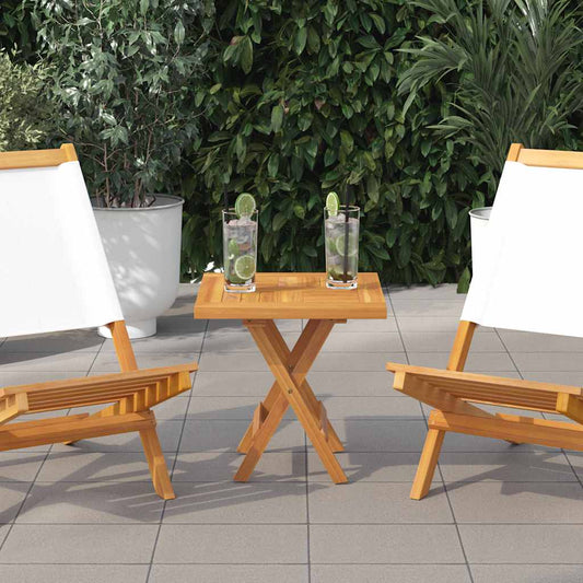 Square Table Top 50x50x2.5 cm Solid Wood Teak