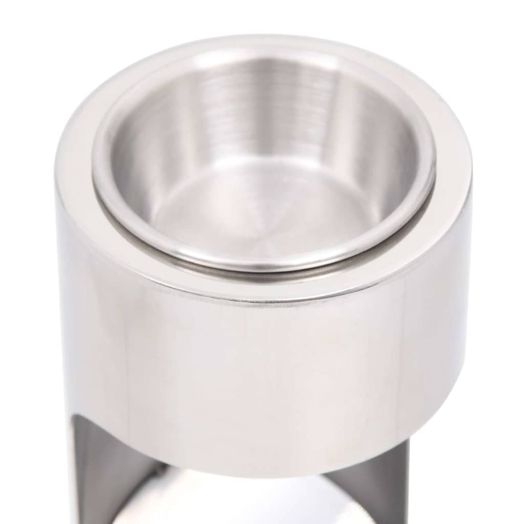 149570 vidaXL Wall Mounted Ashtray Stainless Steel
