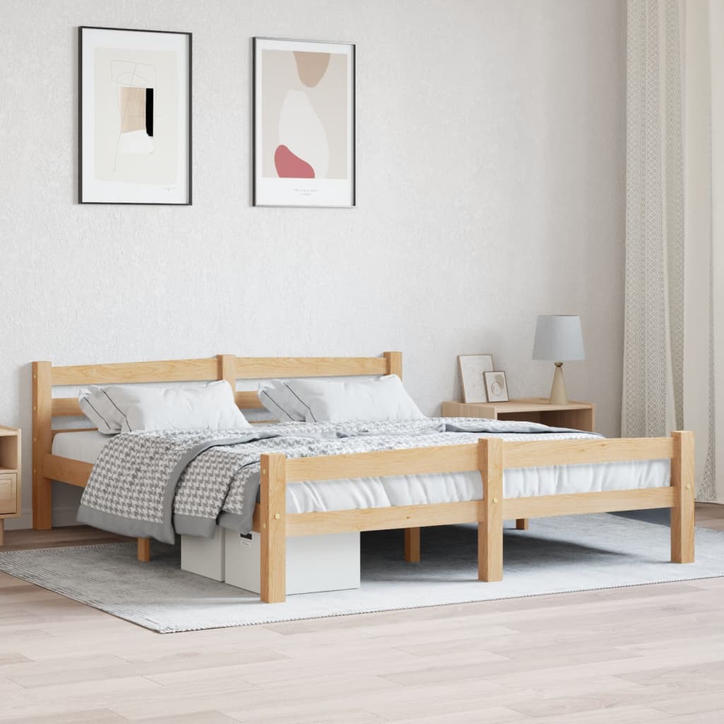 Bedframe massief grenen 160x200 cm