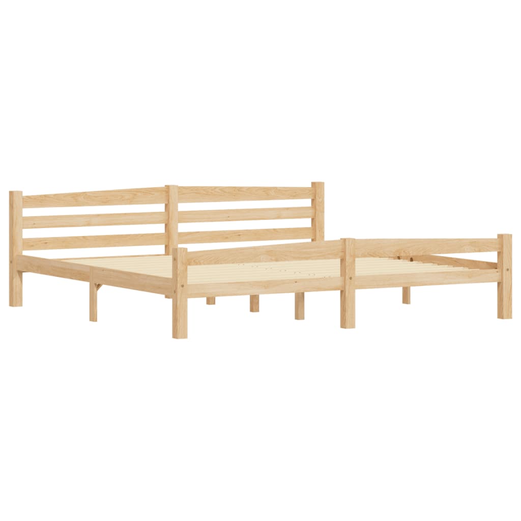 Bedframe Massief Grenenhout 200x200 cm