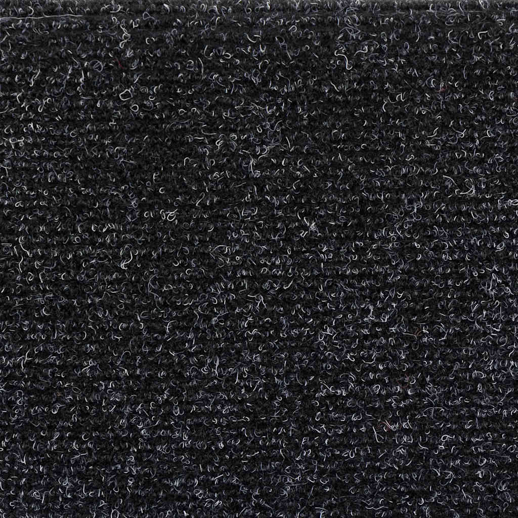 Stair Mat | Set of 5 | Black | Needle-punched fabric | 56x17x3 cm