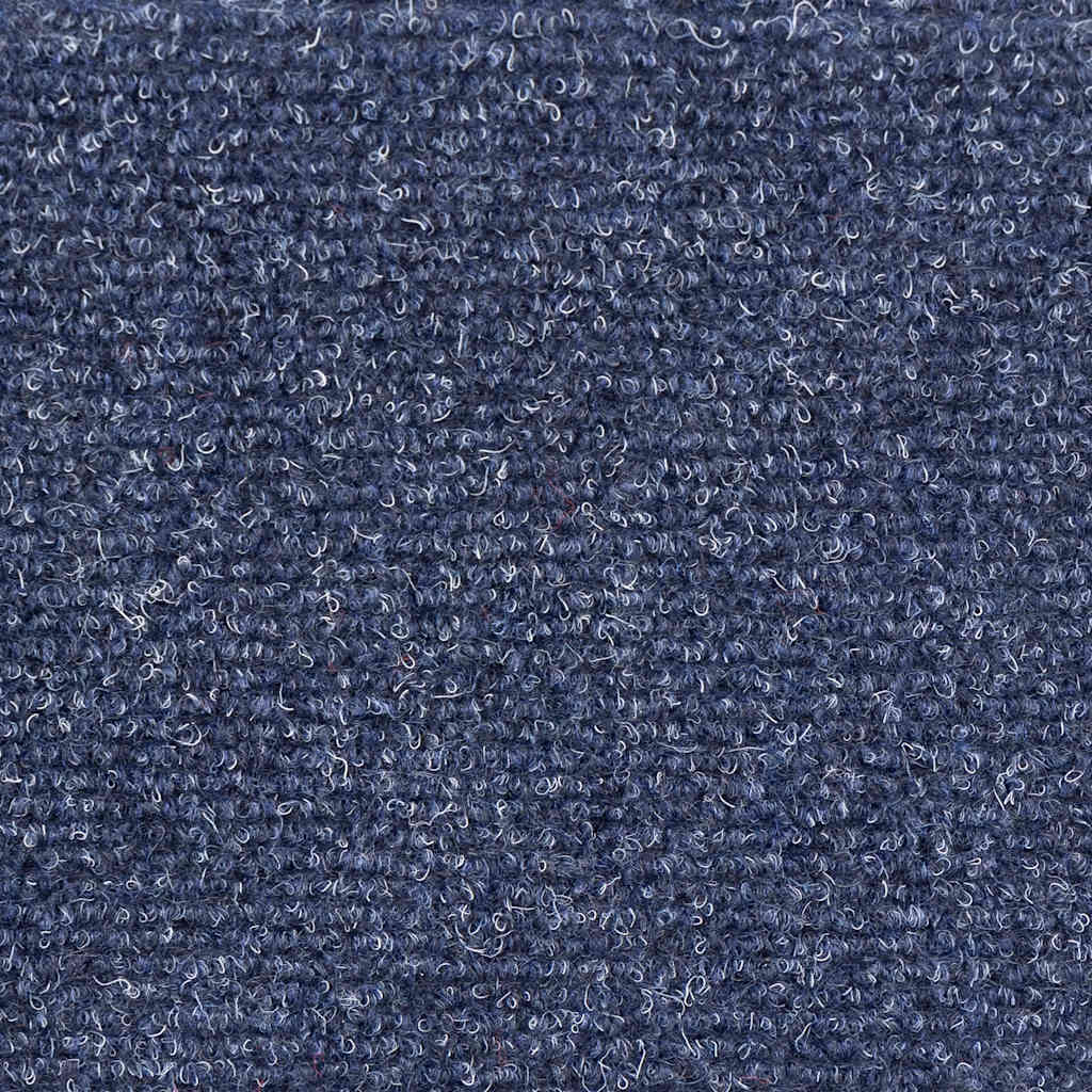Stair Mats Self-adhesive 5 pcs 56x17x3 cm Blue Half Round