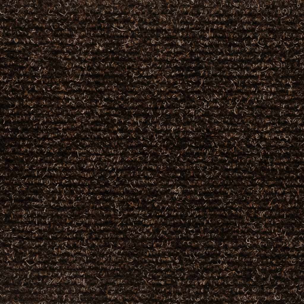 Stair Mats Self-adhesive 5 pcs 56x17x3 cm Brown Half Round
