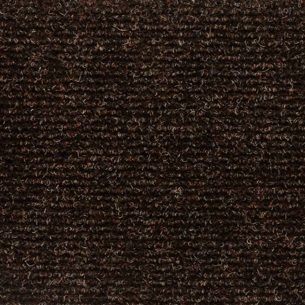Stair Mats Self-adhesive 5 pcs 56x17x3 cm Brown Half Round