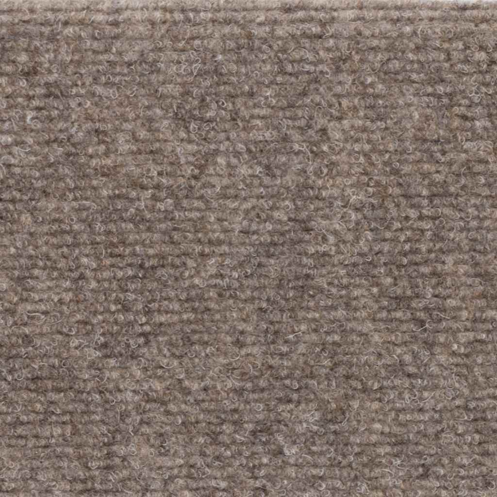 Stair Mats Self-adhesive 10 pcs 56x17x3 cm Beige Half Round