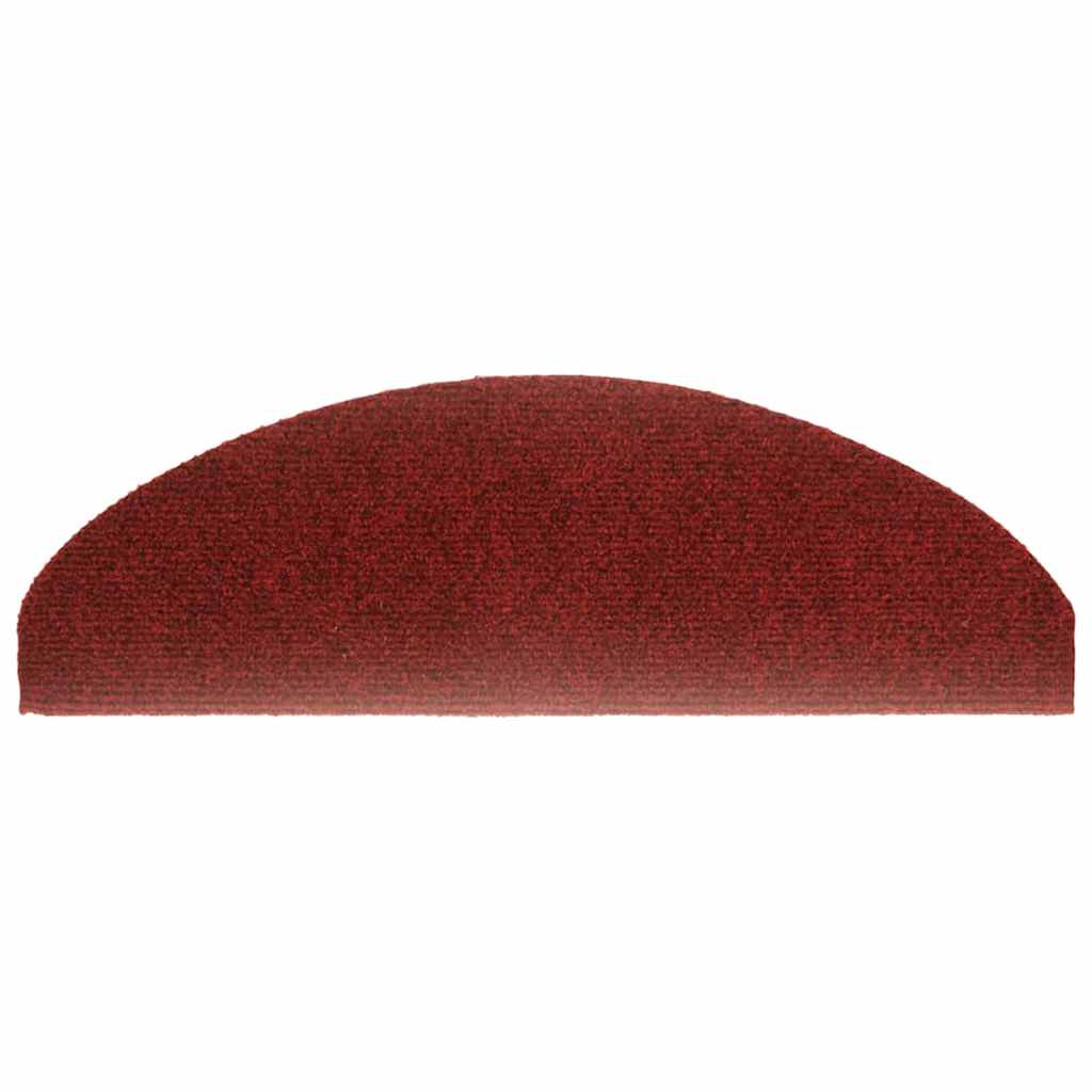Stair Mats Self-adhesive 10 pcs 65x21x4 cm Bordeaux Red