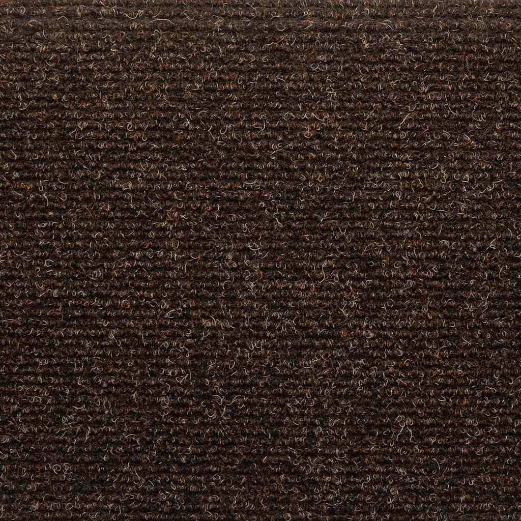 Stair Mats Self-adhesive 5 pcs 65x21x4cm Brown Half Round Large