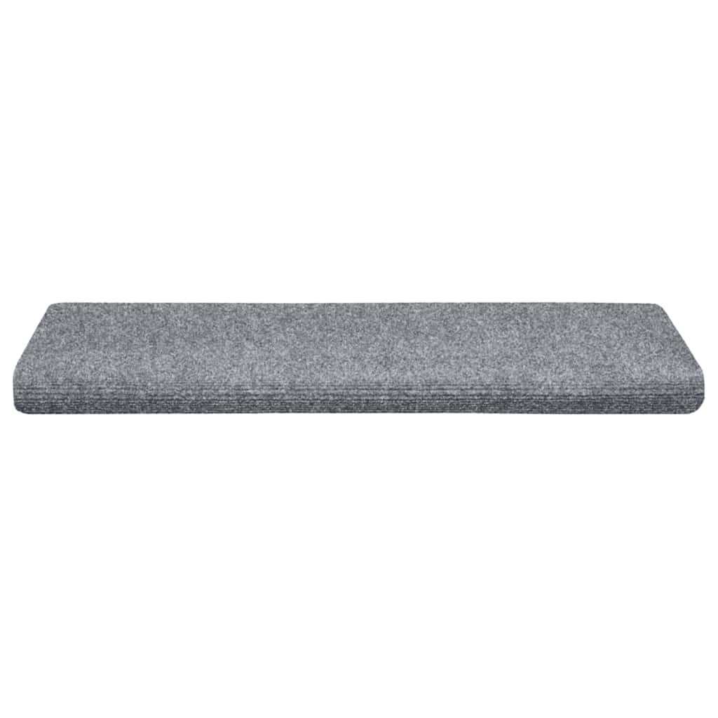 Stair Mats Self-adhesive 5 pcs 65x21x4 cm Light Grey Rectangular Edge