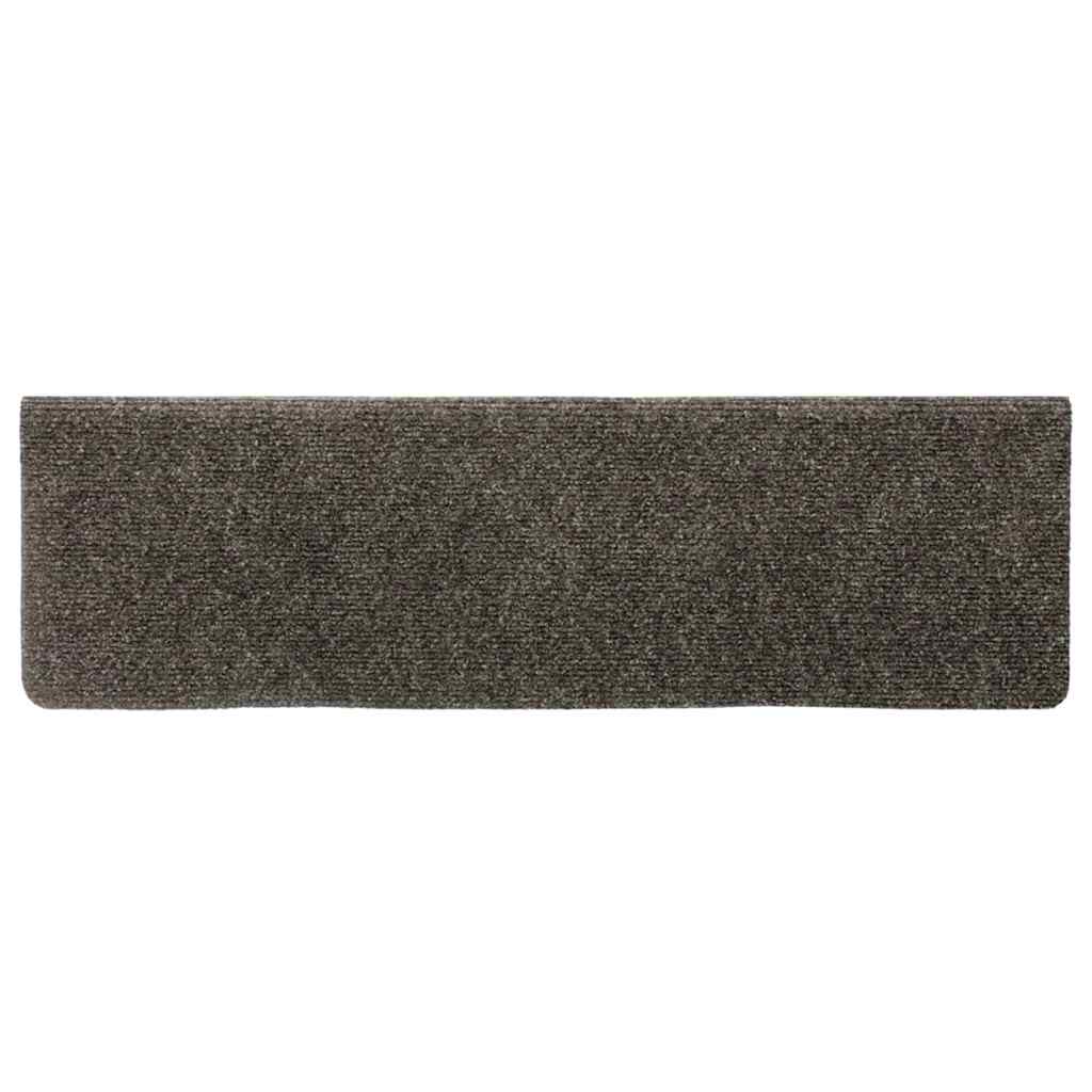 Stair Mats Self-adhesive 5 pcs 65x21x4 cm Anthracite
