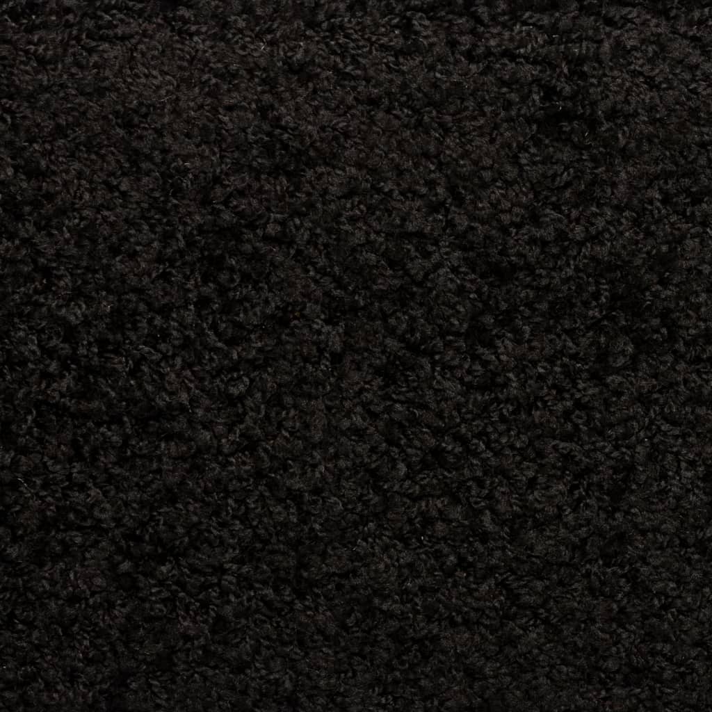 Stair Mats 10 pcs 65x21x4 cm Black Rectangular Edge