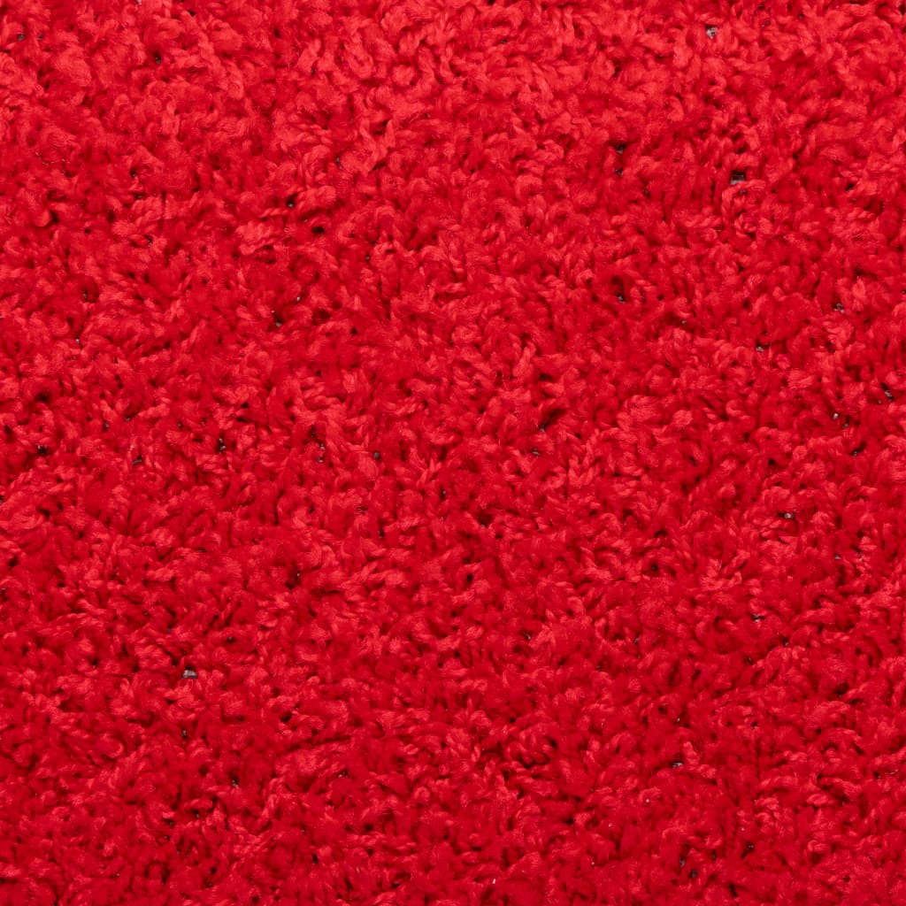Stair Mats 10 pcs 65x21x4 cm Red Rectangular Edge