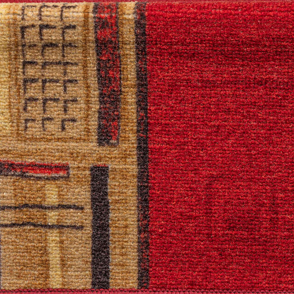 Stair Mats Self-adhesive 5 pcs 65x21x4 cm Red