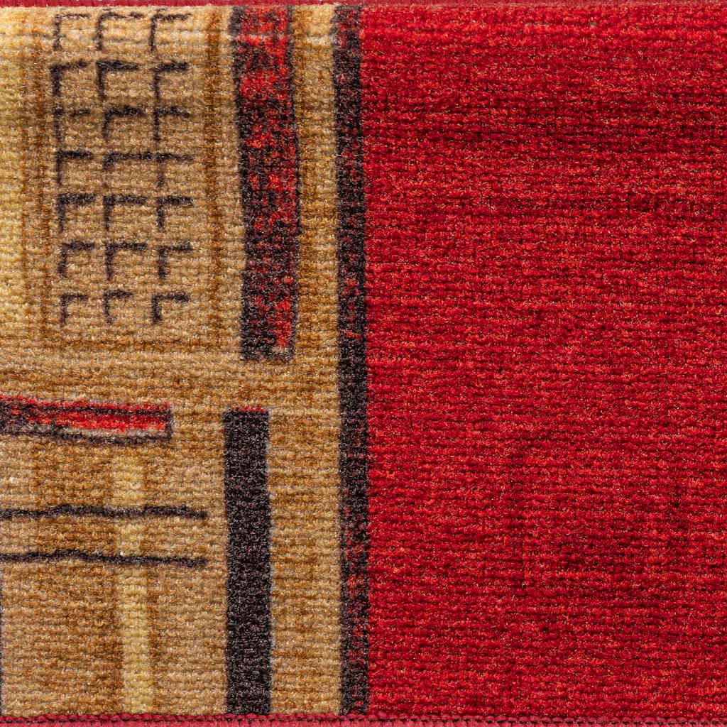 Stair Mats Self-adhesive 10 pcs 65x21x4 cm Red