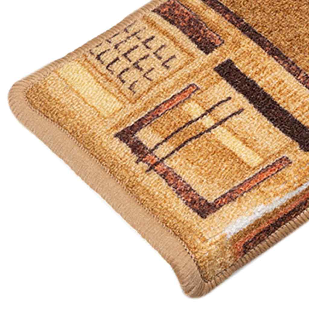 Stair Mats Self-adhesive 5 pcs 65x21x4 cm Beige