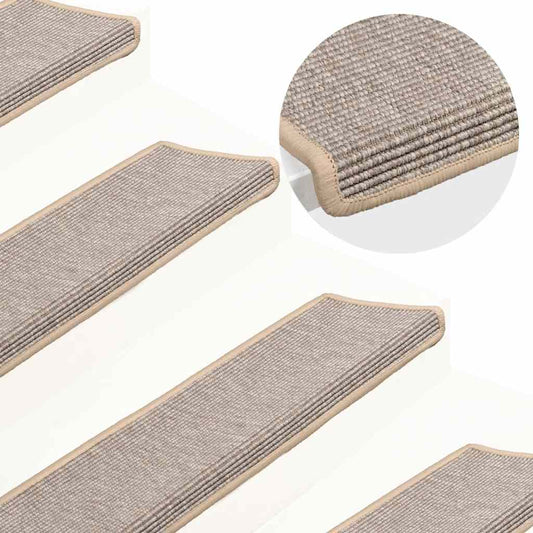 Stair Mat | Set of 15 | Silver | 91% Polypropylene, 9% Polyester