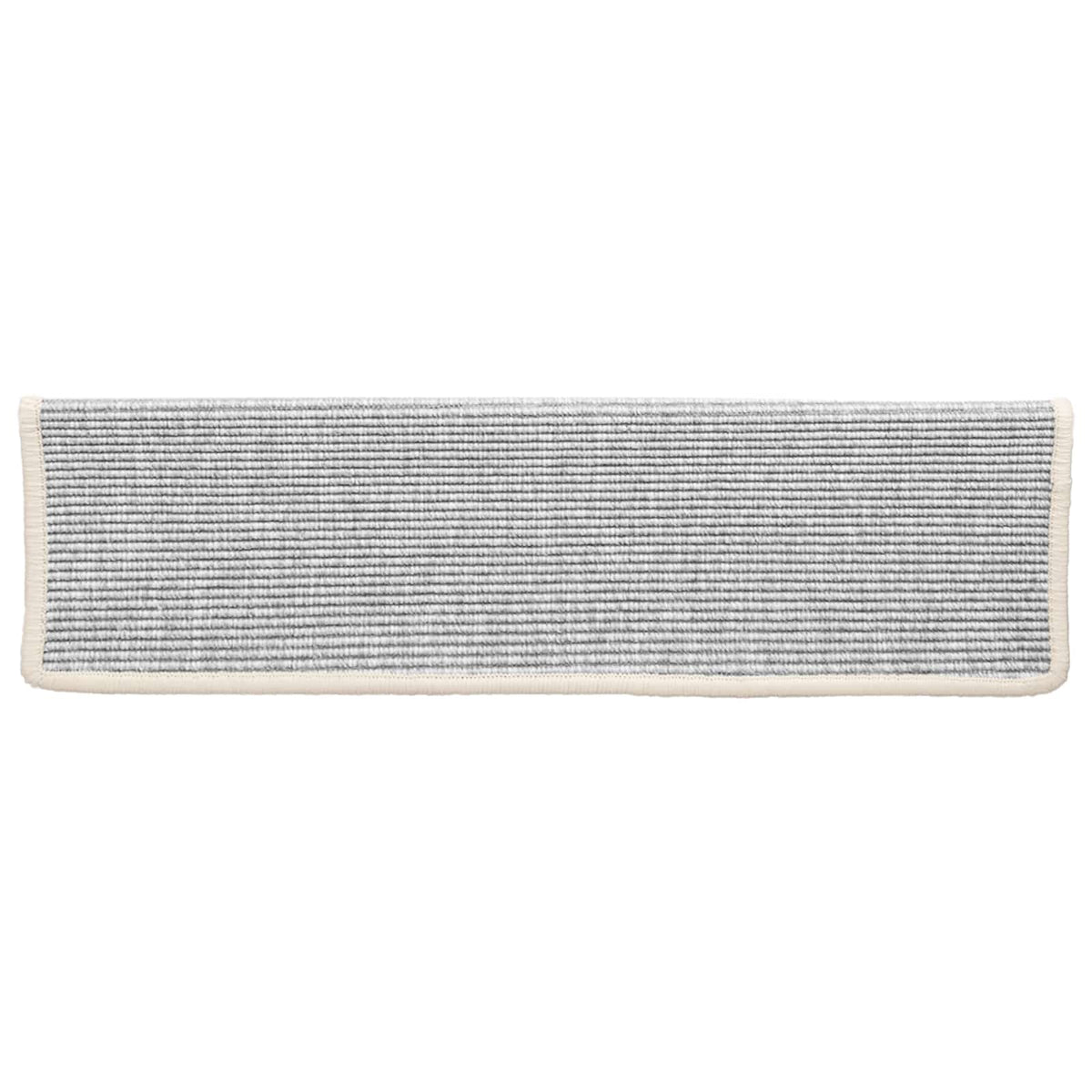 Stair Mats 15 pcs 65x21x4 cm Silver Rectangular Edge