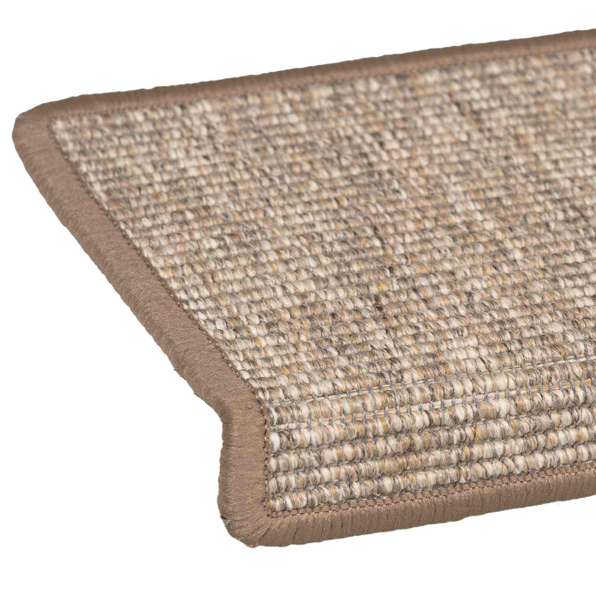 Stair Mats 15 pcs 65x21x4 cm Light Brown Rectangular Edge