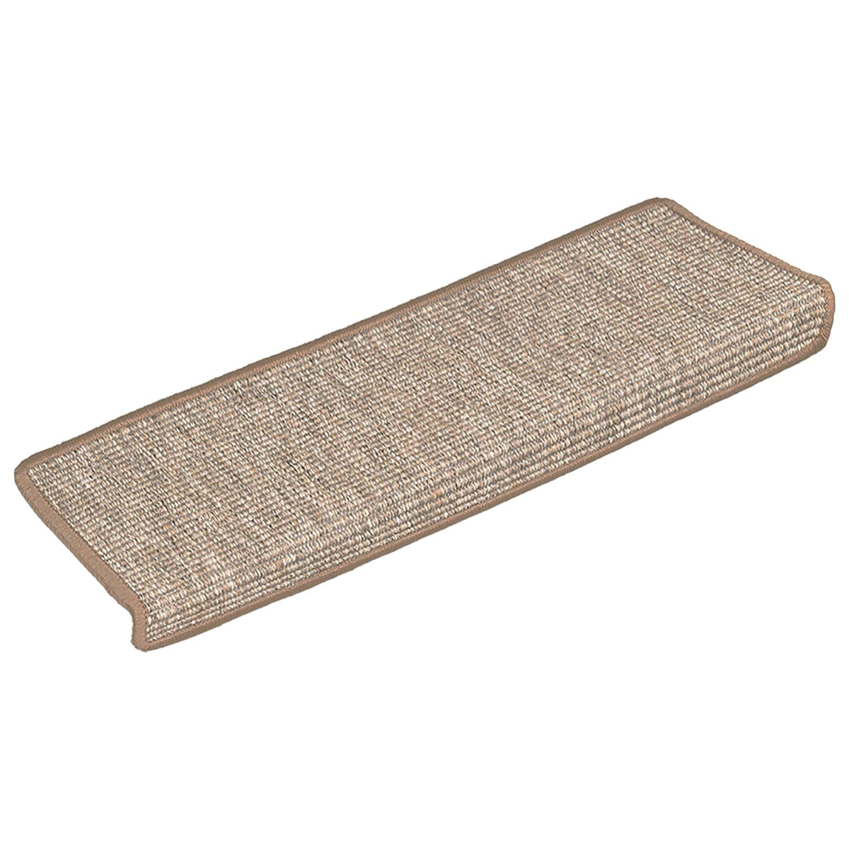 Stair Mats 15 pcs 65x21x4 cm Light Brown Rectangular Edge