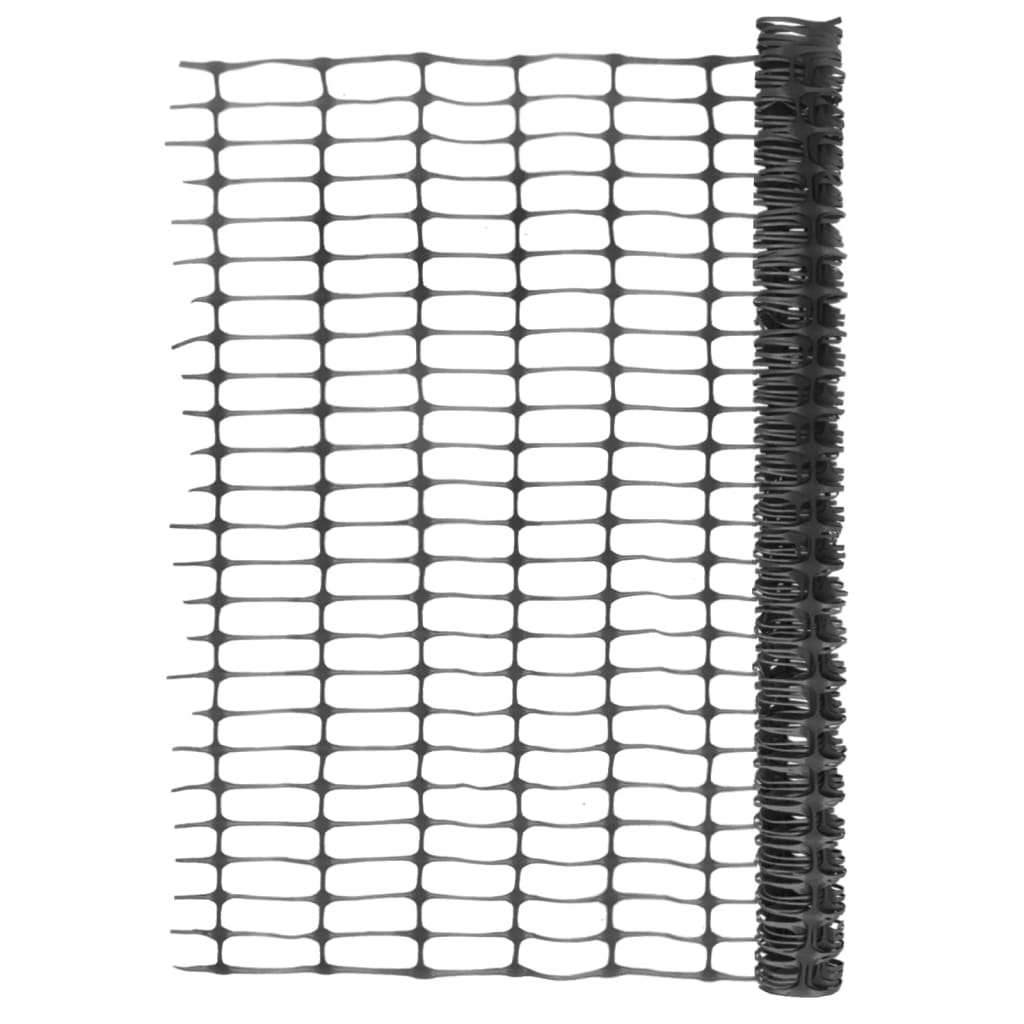 vidaXL Garden Fence 30 m Black