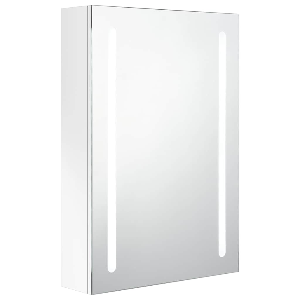 326501 vidaXL LED Bathroom Mirror Cabinet Shining White 50x13x70 cm