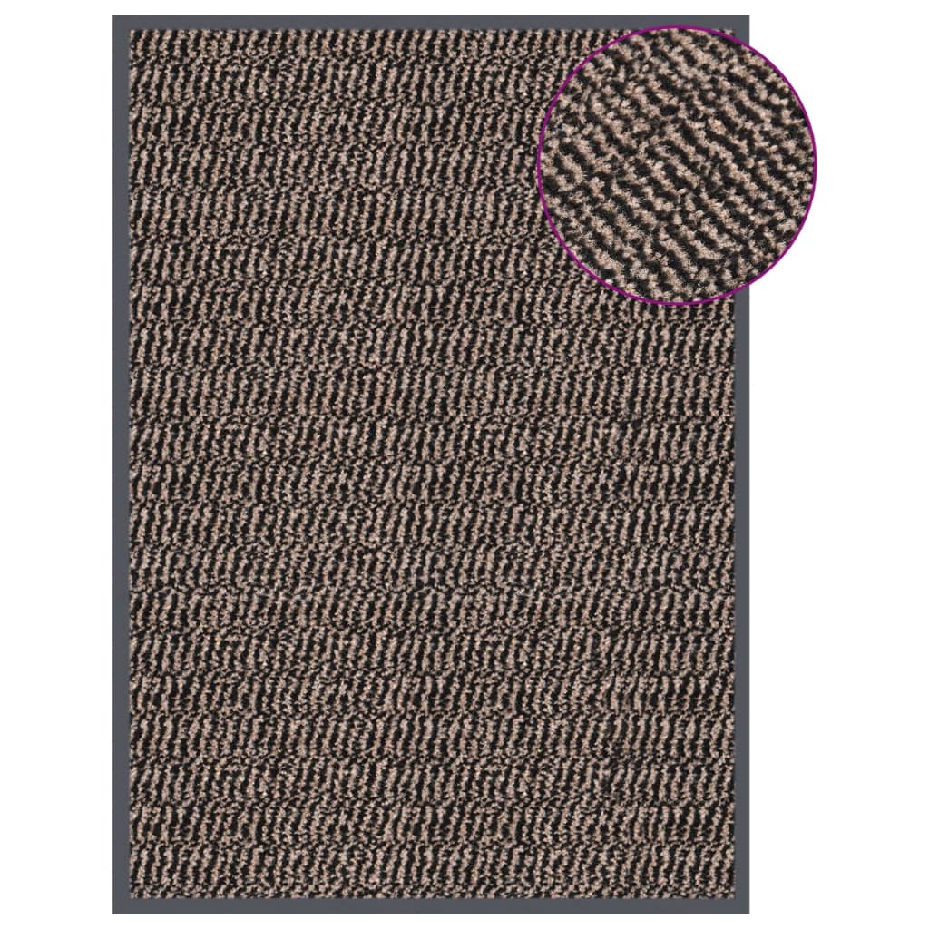 Doormat Tufted 40x60 cm Dark Brown