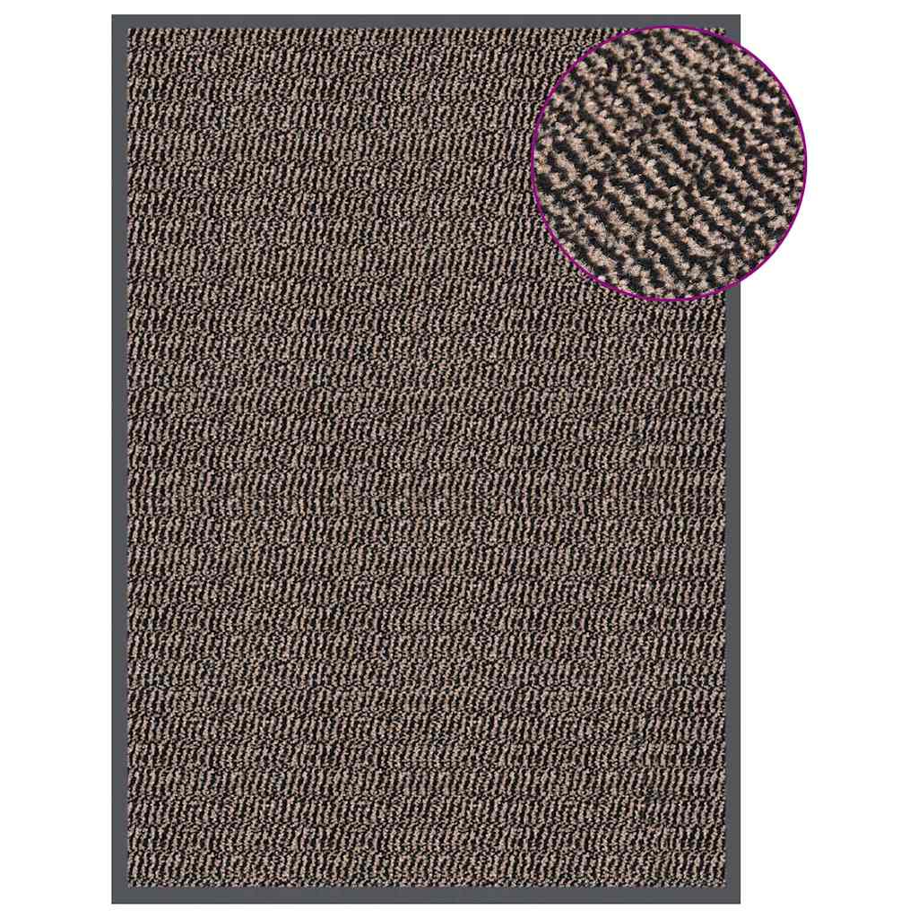 326937 vidaXL Doormat Tufted 60x90 cm Dark Brown