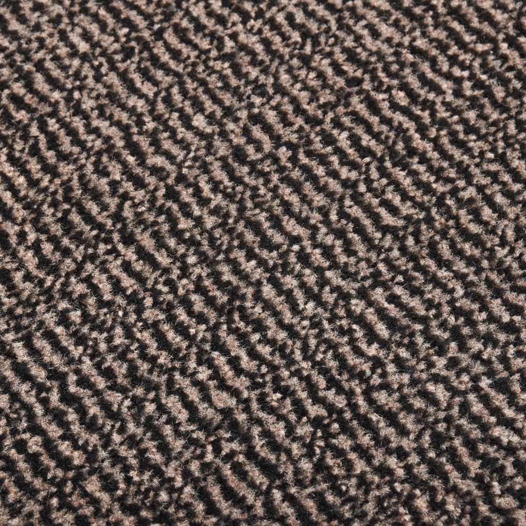 Doormat Tufted 60x90 cm Dark Brown