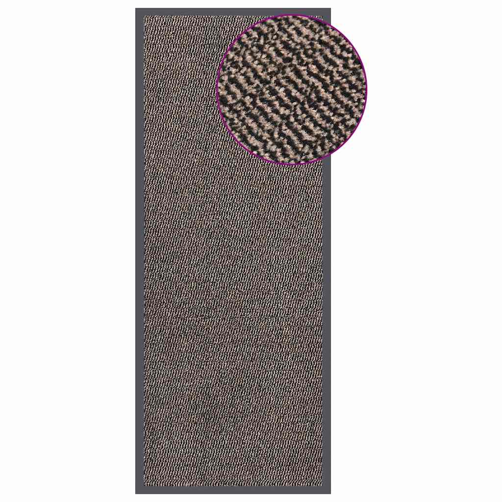 326938 vidaXL Doormat Tufted 60x150 cm Dark Brown