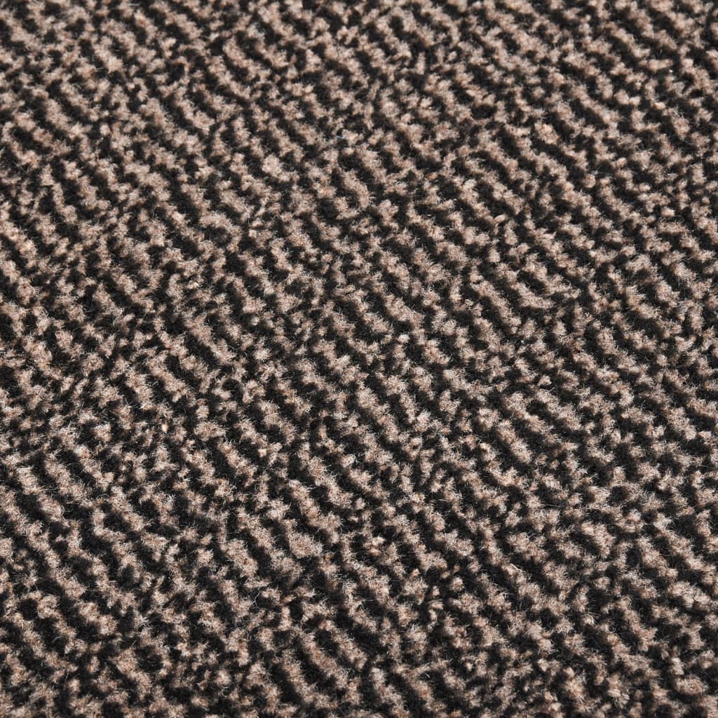 Doormat Tufted 60x180 cm Dark Brown