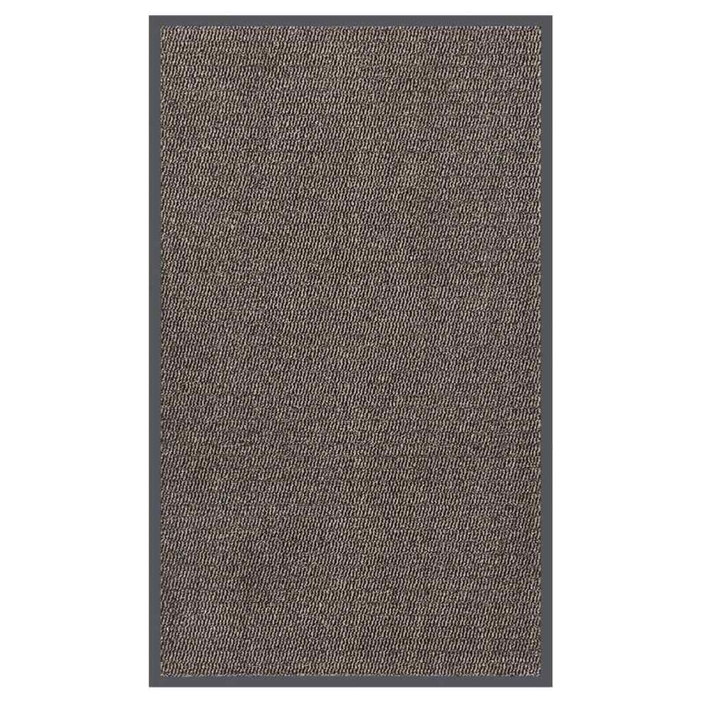 326941 vidaXL Doormat Tufted 90x150 cm Dark Brown