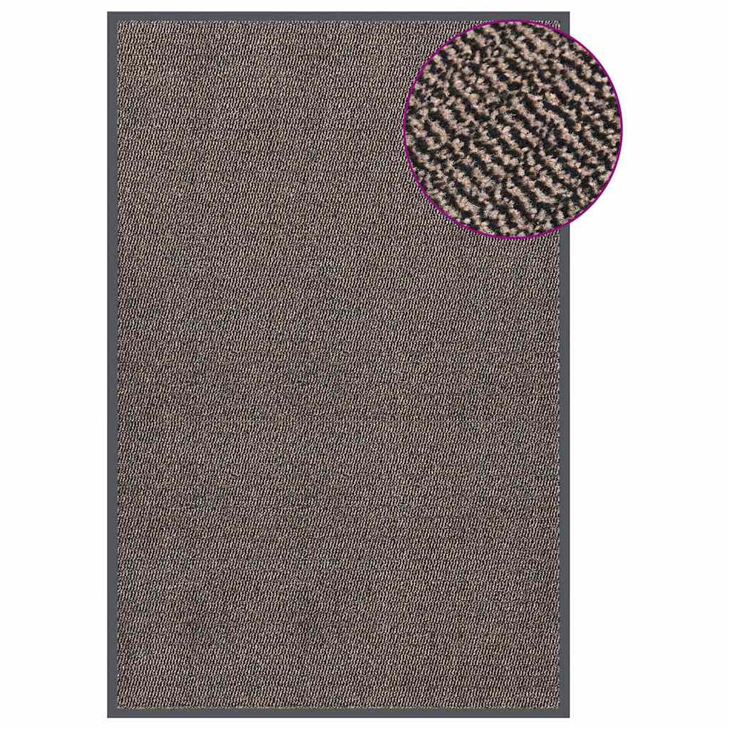 326942 vidaXL Doormat Tufted 120x180 cm Dark Brown