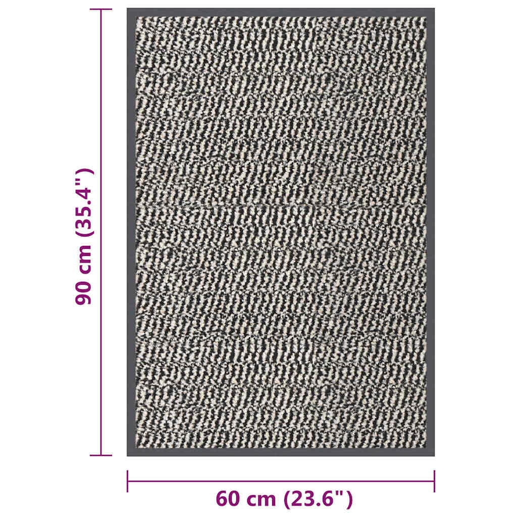 326944 vidaXL Doormat Tufted 60x90 cm Light Brown