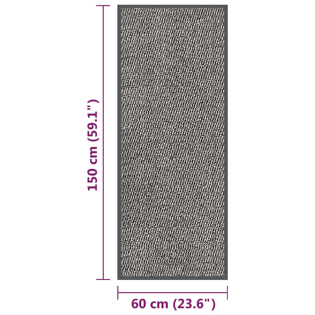 Doormat Tufted 60x150 cm Light Brown