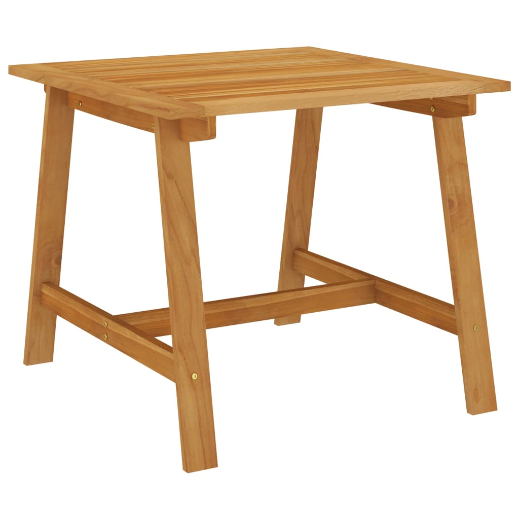 Dining Set | Grey | Solid acacia wood, PE rattan, Powder-coated steel