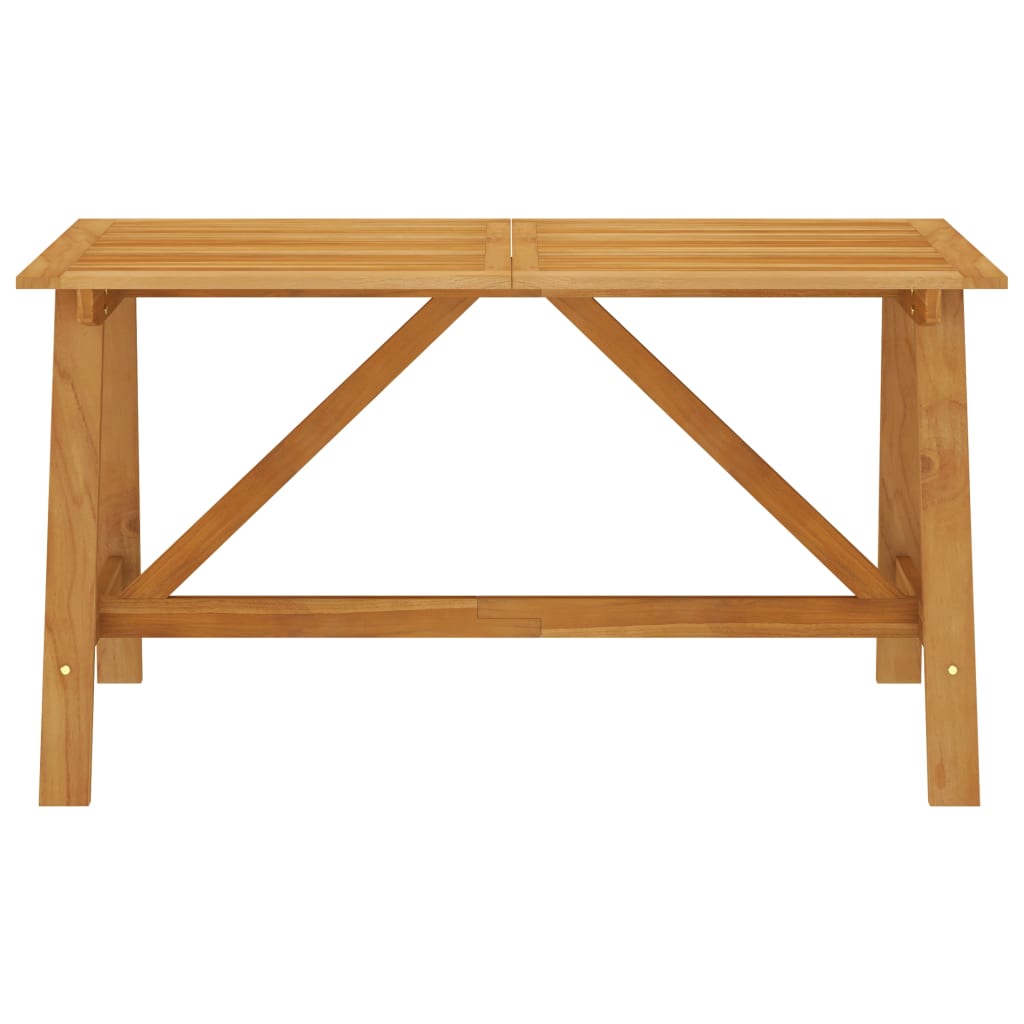 Dining Set | Black | Solid Acacia wood | Medium | Stackable