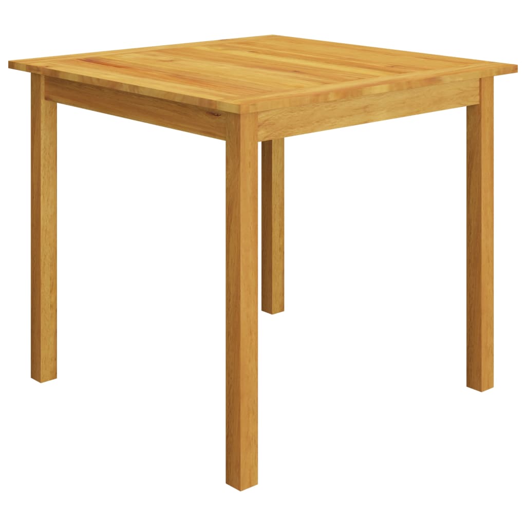 Dining Set | Brown | Solid Acacia Wood | Medium | Stackable | Dining Set