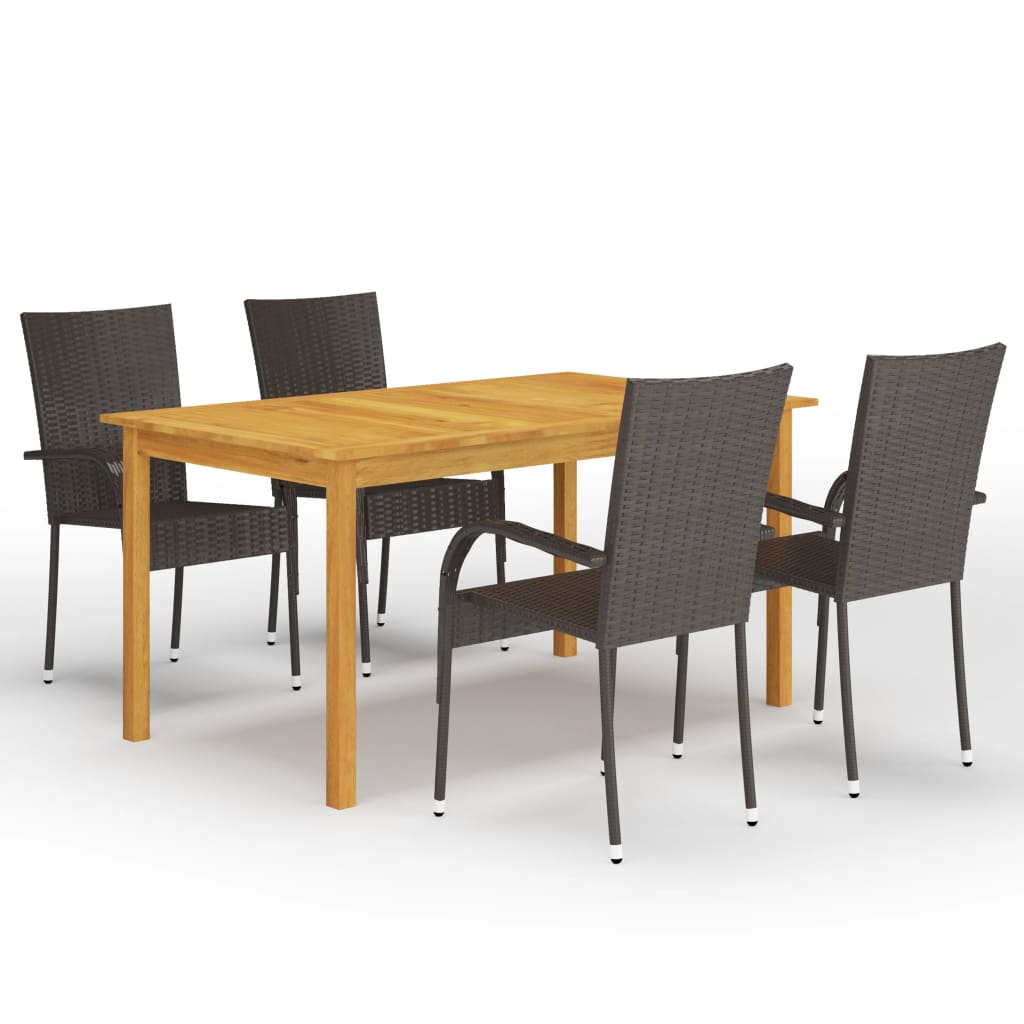 Dining Set | Brown