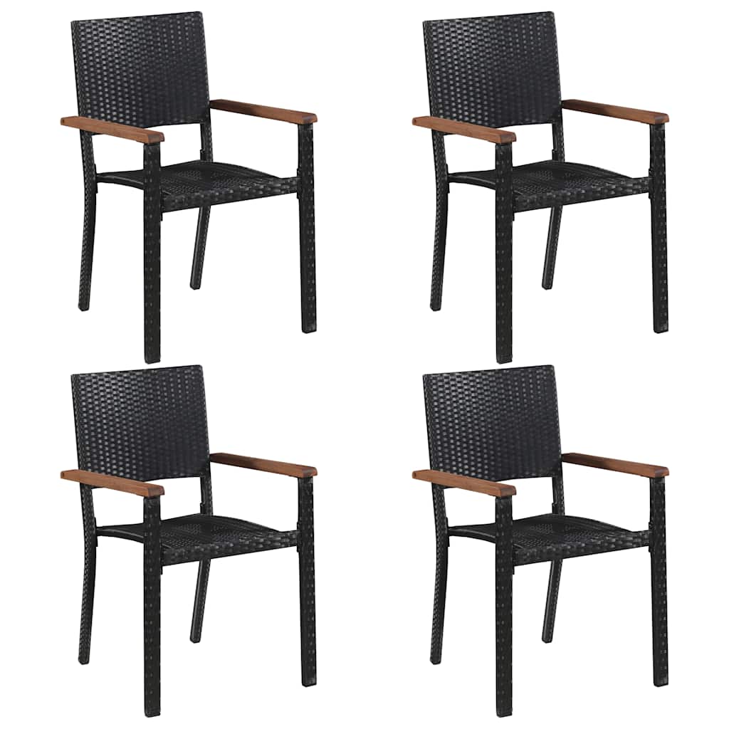 Dining Set | Black & Brown