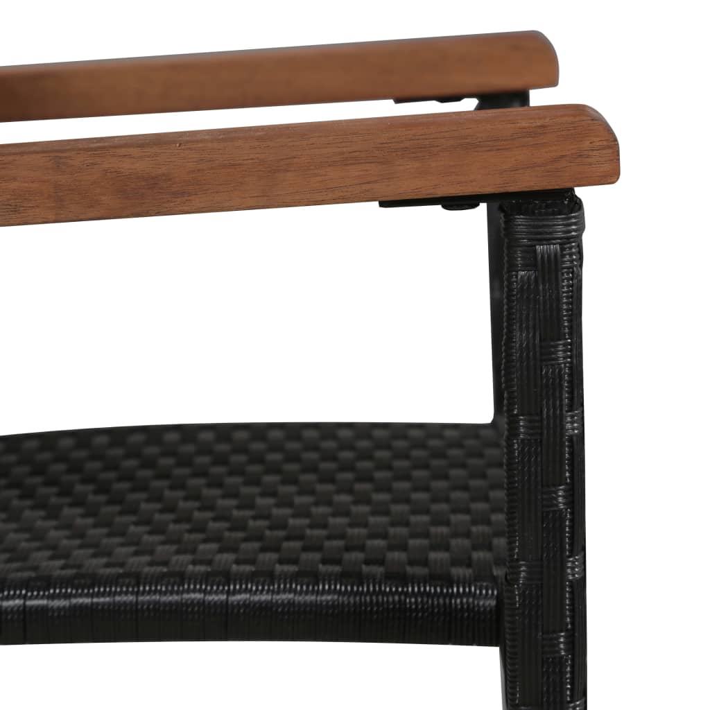 Dining Set | Black & Brown