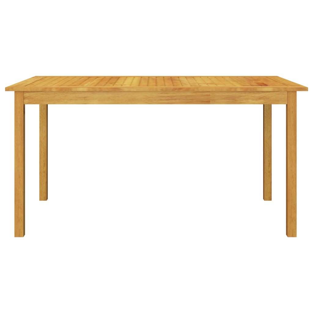 Dining Set | Black | Solid acacia wood, PE rattan, Powder-coated steel