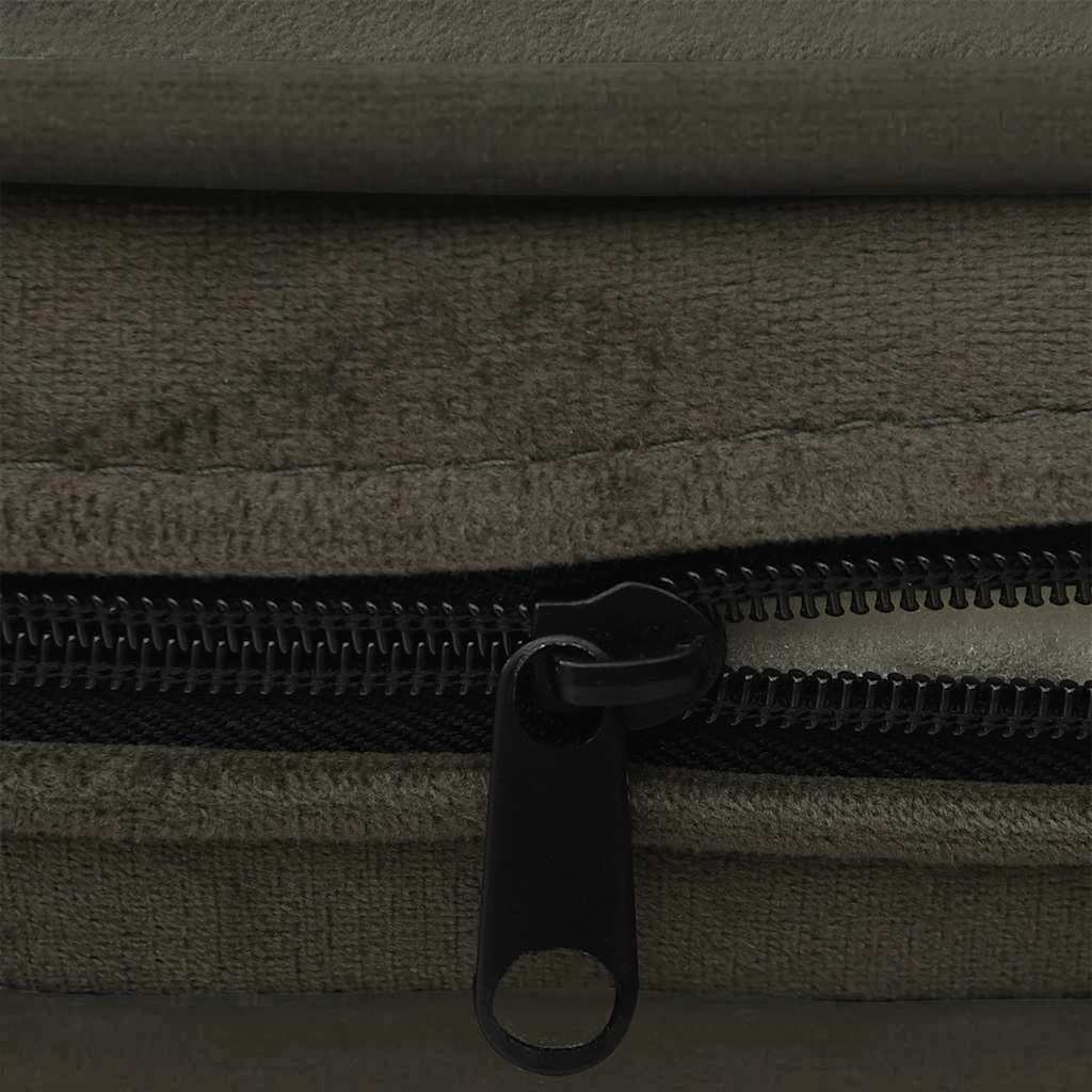 vidaXL Dog Sofa Dark Grey 67x47x36 cm Plush