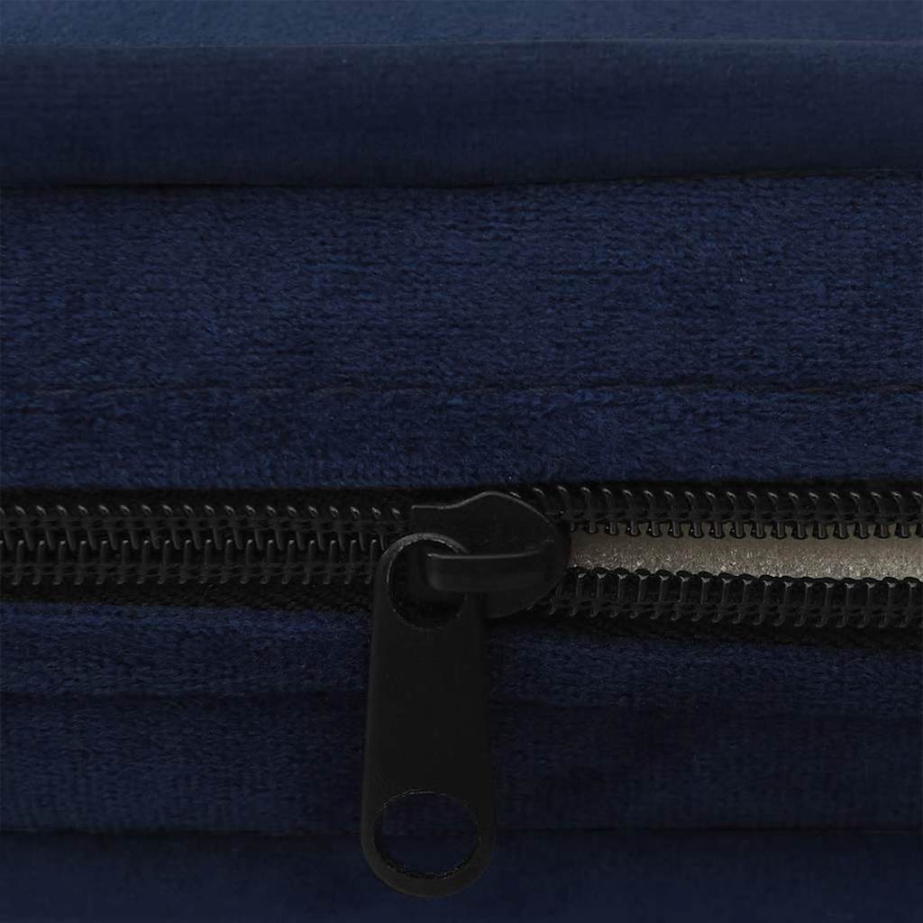 vidaXL Dog Sofa Blue 67x47x36 cm Plush