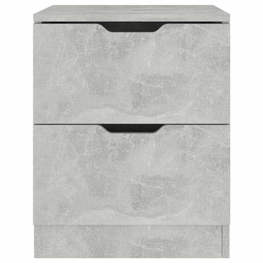 326732 vidaXL Bedside Cabinets 2 pcs Concrete Grey 40x40x50 cm Engineered Wood