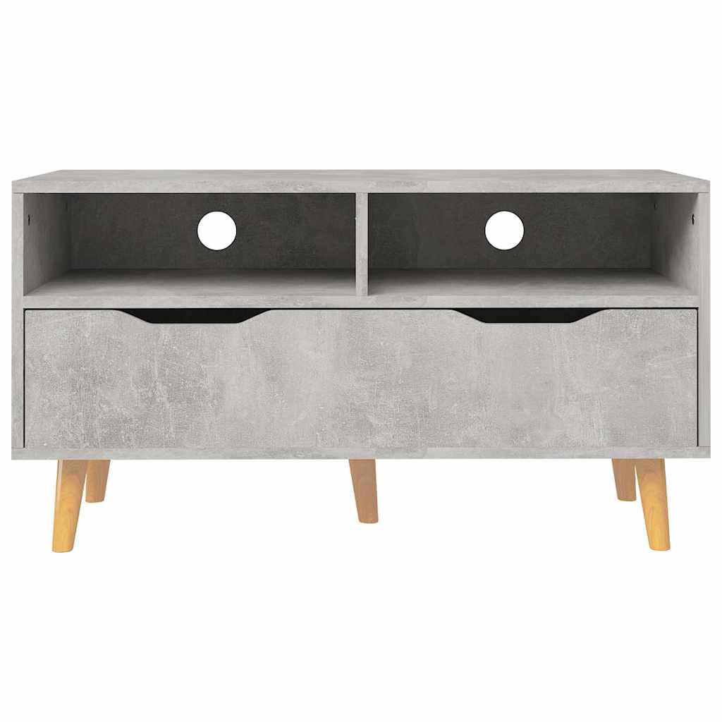 326781 vidaXL TV Cabinet Concrete Grey 90x40x48,5 cm Engineered Wood