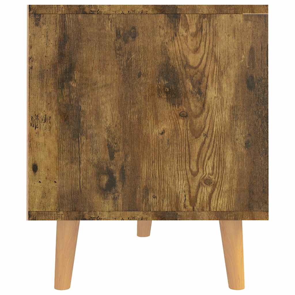 326785 vidaXL TV Cabinet Smoked Oak 90x40x48,5 cm Engineered Wood